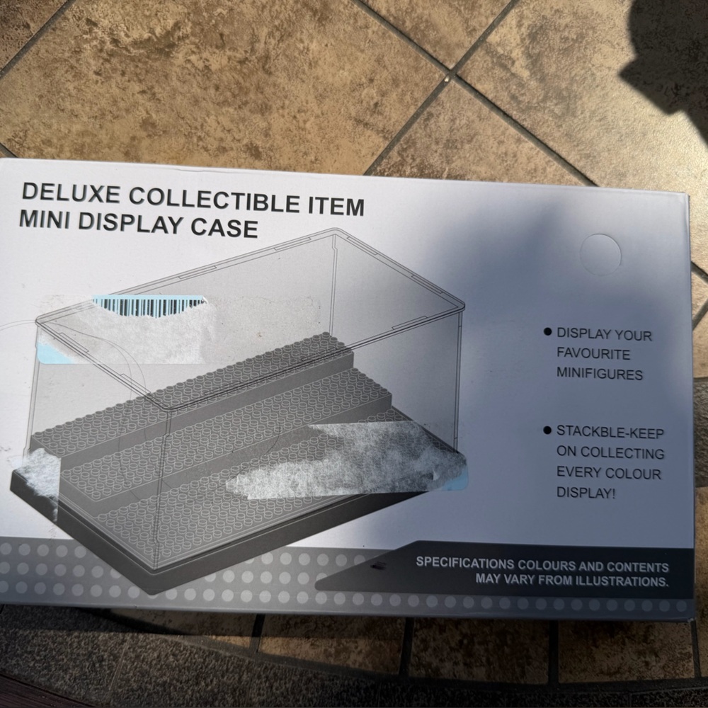 Deluxe Collectible Item Mini Display Case - Black